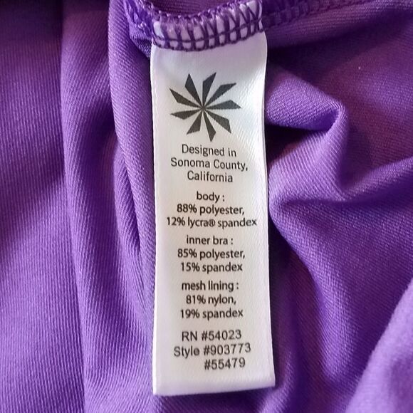 Athleta Purple Tinker Racerback Tank - Picture 7 of 7